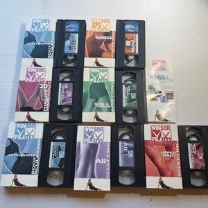 Winsor Pilates 7 VHS Power Sculpting, Body Slimming, Flexibility & Strength